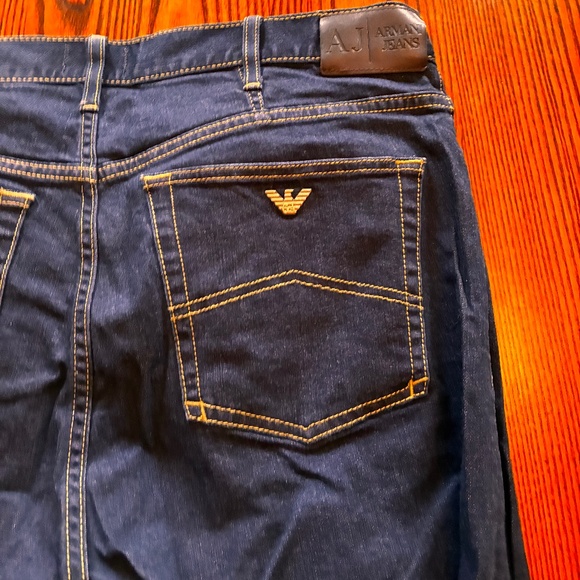 Vintage Armani Jeans with metal logo - Picture 1 of 6